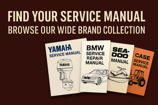 Find your service manual – Browse a wide brand collection including Yamaha, BMW, Sea-Doo, and Case repair manuals in downloadable PDF format