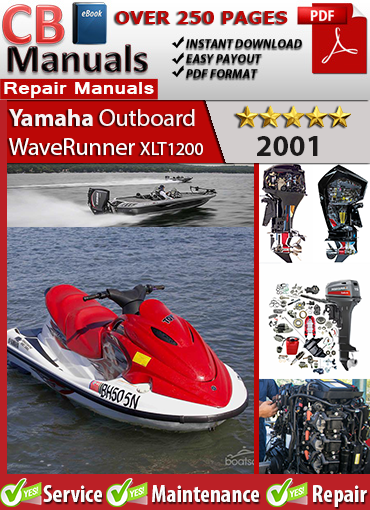 Yamaha WaveRunner XLT1200 2001 service repair manual PDF download – Includes detailed engine diagrams, jet pump servicing, wiring charts, and troubleshooting steps.
