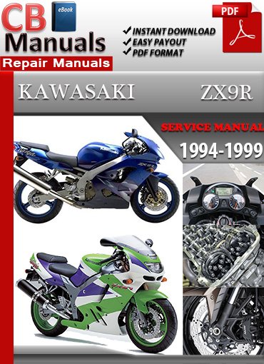 Kawasaki ZX9R 1994–1999 Service Repair Manual PDF Download – Factory maintenance and troubleshooting guide for Ninja ZX9R motorcycles