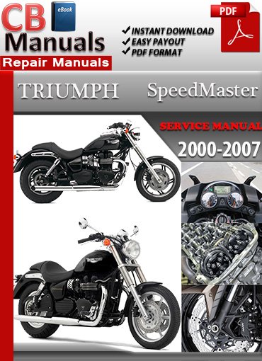 Triumph Speedmaster 2000–2007 motorcycle service repair manual PDF download – Includes detailed maintenance, wiring diagrams, and repair instructions for all models between 2000 and 2007.