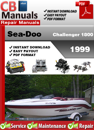 Sea-Doo Sportster 1800 1999 service repair manual PDF download – Covers engine, fuel system, cooling, jet pump, wiring diagrams, and complete factory maintenance.