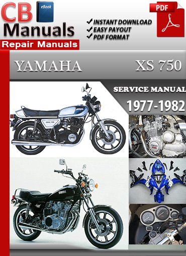 Yamaha XS750 1977–1982 Service Repair Manual PDF download – Includes detailed maintenance, wiring diagrams, troubleshooting, and repair instructions for Yamaha XS750 motorcycles from 1977 to 1982.